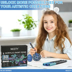 NICETY 30 P Blue-Tone Acrylic Paint Markers