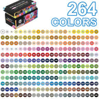 Nicety 72 Colors Single Tip Acrylic Paint Pens Set, Quick Dry Waterproof Art Markers for Drawing, Painting & Crafts