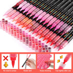 Nicety 32 Colors Acrylic Paint Pens, Red Tones, Direct Liquid Ink, Art Markers Set for Painting