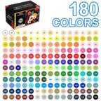 NICETY 180-Color Direct-Ink Acrylic Paint Marker Set