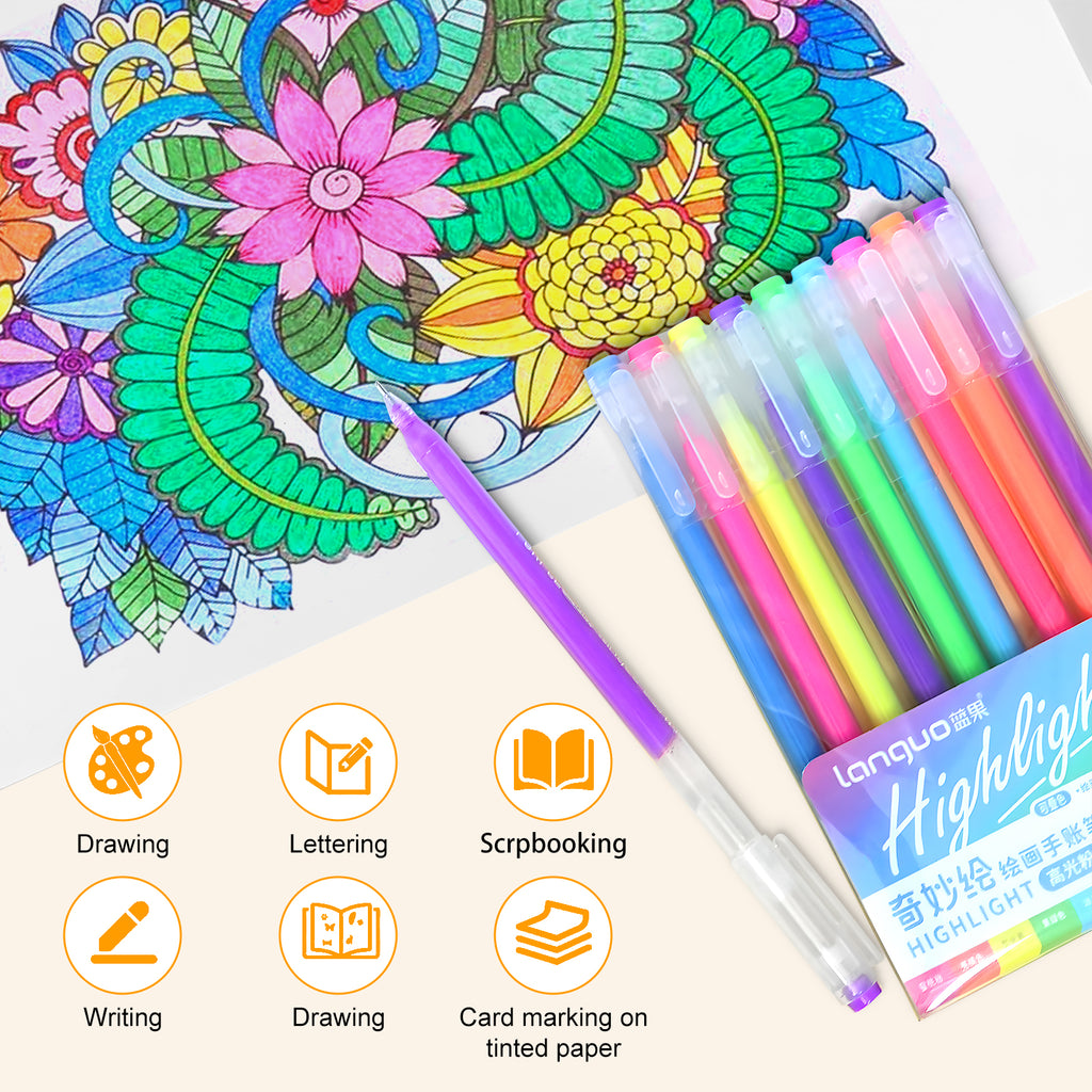 NICETY 168-Color Gel Ink Pens – 0.5mm Fine Tip Set for Art & Notes