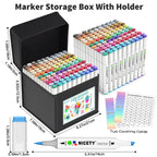 Nicety 120 Colors Gel Pens Set for Drawing, Coloring & Journaling