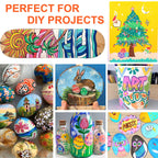 NICETY 128-Color Dual-Tip Acrylic Paint Markers with Carry Bag