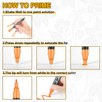 NICETY 168-Color Acrylic Paint Marker Set