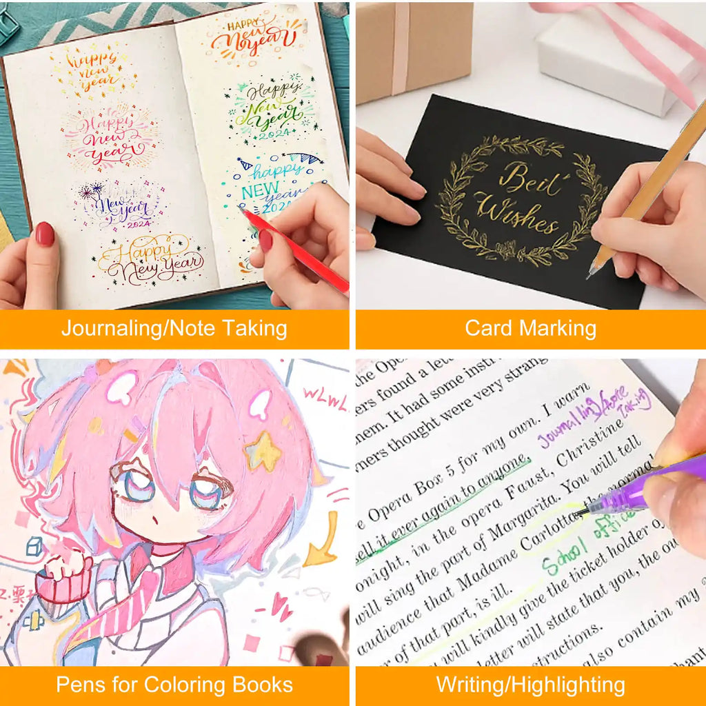 NICETY 168-Color Gel Ink Pens – 0.5mm Fine Tip Set for Art & Notes