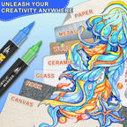 NICETY 54 Dual-Tip Markers for Drawing & Art
