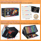 NICETY 180-Color Direct-Ink Acrylic Paint Marker Set