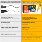 NICETY 168-Color Acrylic Paint Marker Set